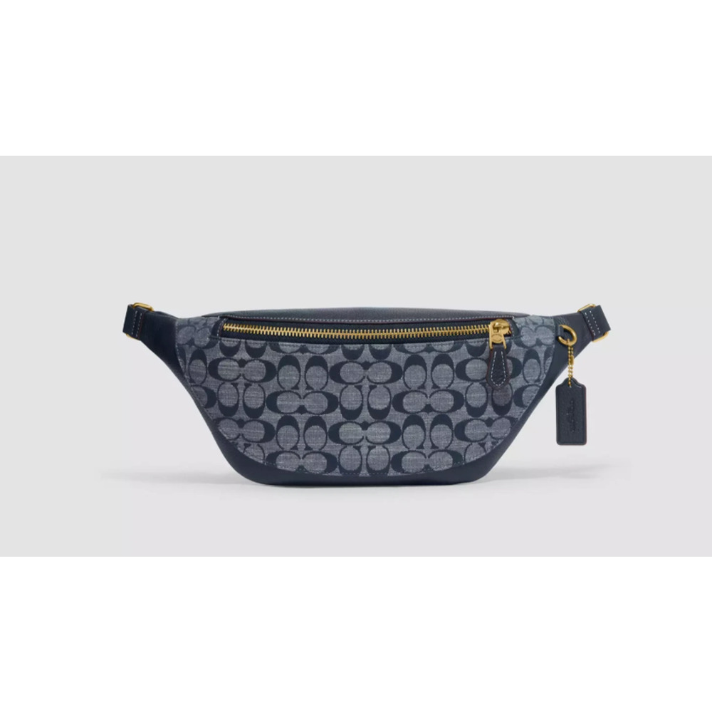 COACH Mens Warren Belt Bag In Leather